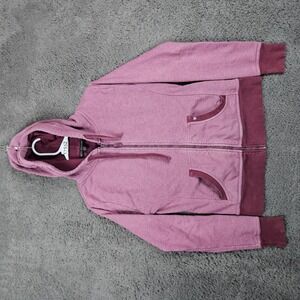 PACT‎ ORGANIC Womens Full Zip Hoodie S Purple Lounge Leisure Organic Ethical